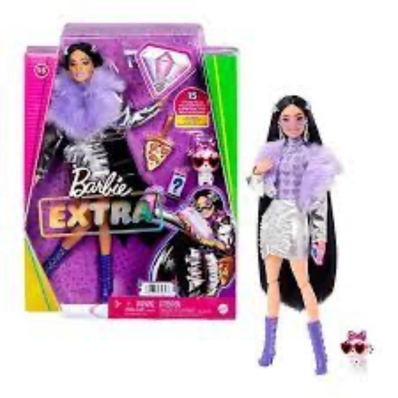 Barbie Extra Doll #15 with Pet Fashion Doll and Accessories - Picture 1 of 7